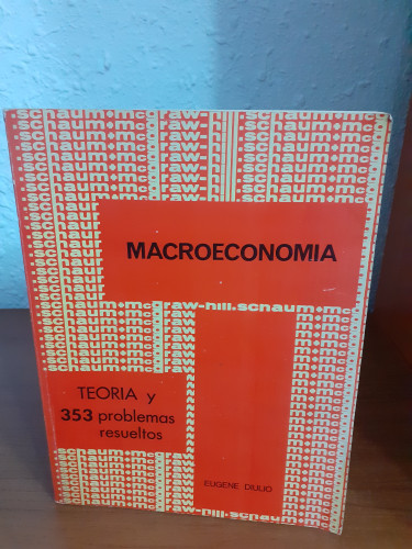 Portada del libro de Macroeconomía teoría u 353 problemas resueltos