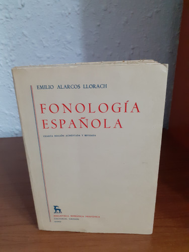 Portada del libro de Fonología española