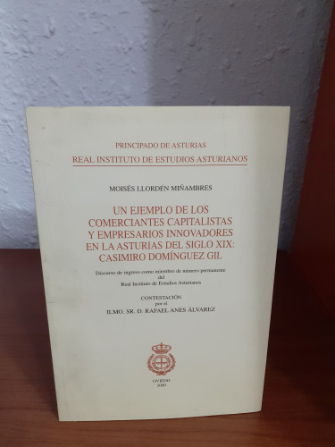 Portada del libro de Un ejemplo de los comerciantes capitalistas y empresarios innovadores