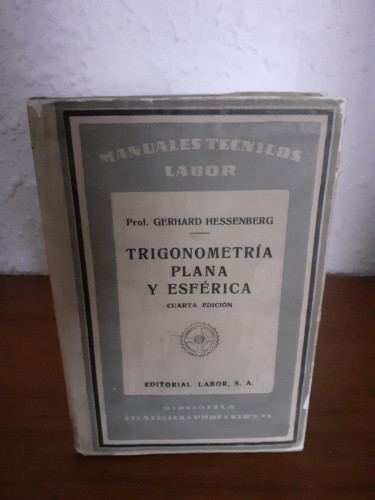 Portada del libro de Trigonometría plana y esférica