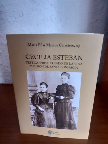 Portada del libro de Cecilia Esteban testigo privilegiado de la vida y misión de santa Bonifacia