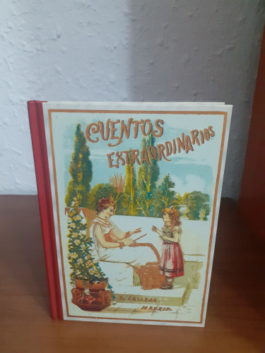 Portada del libro de Cuentos extraordinarios (facsímil)