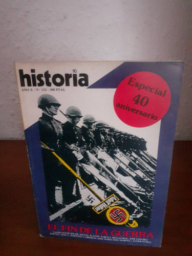 Portada del libro de HISTORIA 16 AÑO X N 112 AGOSTO 1985