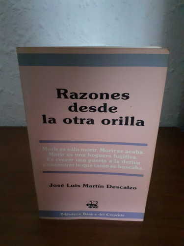 Portada del libro de RAZONES DESDE LA OTRA ORILLA