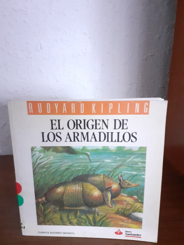 Portada del libro de El origen de los armadillos