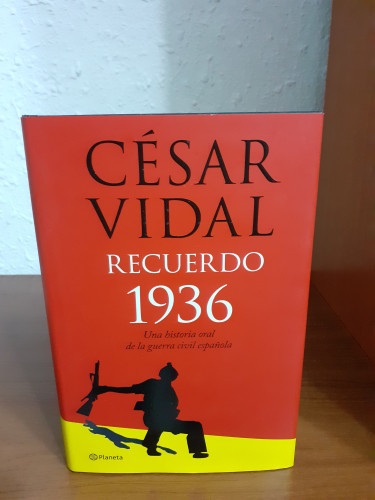 Portada del libro de Recuerdo 1936. Historia oral de la guerra civil