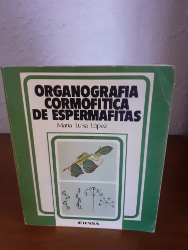 Portada del libro de ORGANOGRAFÍA CORMOFÍTICA DE ESPERMAFITAS