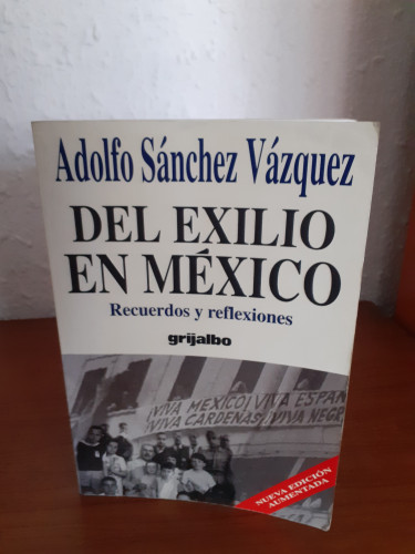 Portada del libro DEL EXILIO EN MEXICO RECUERDOS Y REFLEXI