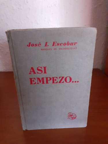 Portada del libro de Así empezó.