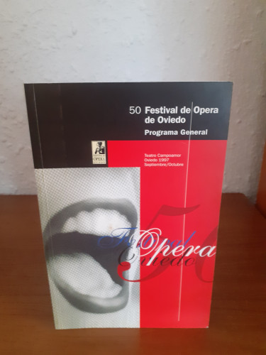 Portada del libro 50 Festival de Ópera de Oviedo Programa general
