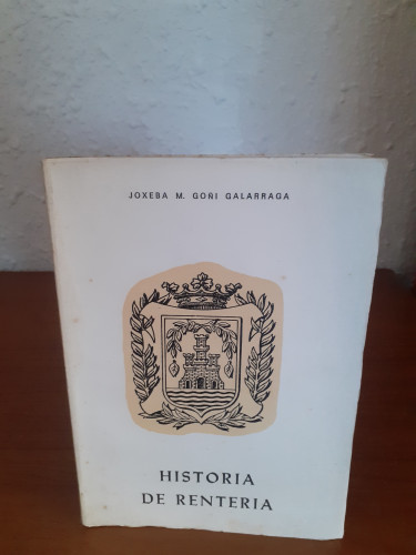 Portada del libro de Historia de Rentería