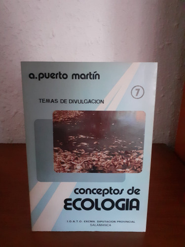 Portada del libro de Conceptos de ecología