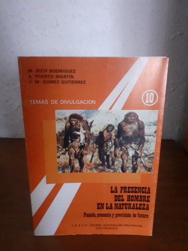 Portada del libro de La presencia del hombre en la naturaleza