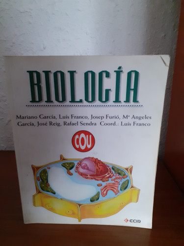 Portada del libro de Biología COU