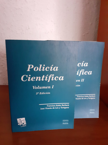 Portada del libro de Policía científica / 2 tomos