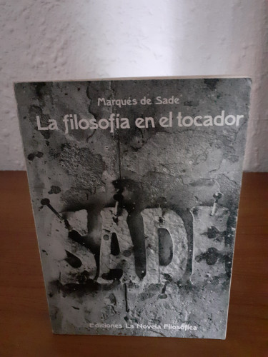 Portada del libro de La filosofía en el tocador