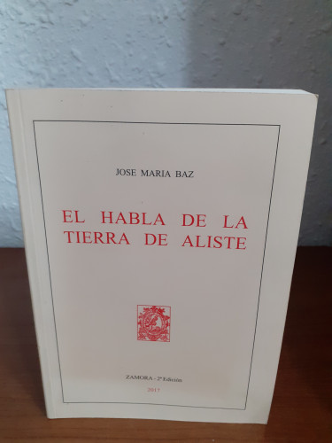 Portada del libro de El habla de la tierra de Aliste