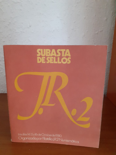 Portada del libro de Subasta de sellos los días 14, 15 y 16 de octubre de 1980