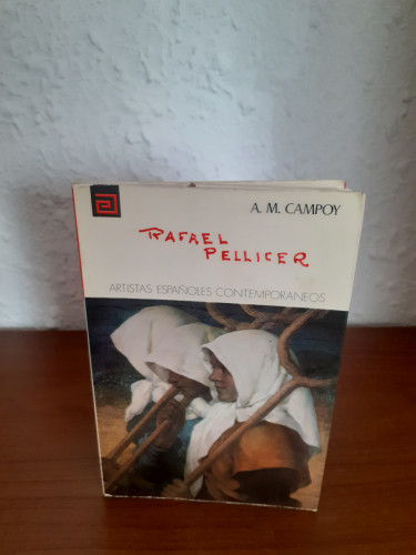 Portada del libro de Rafael Pellicer. Artistas Españoles Contemporáneos 89