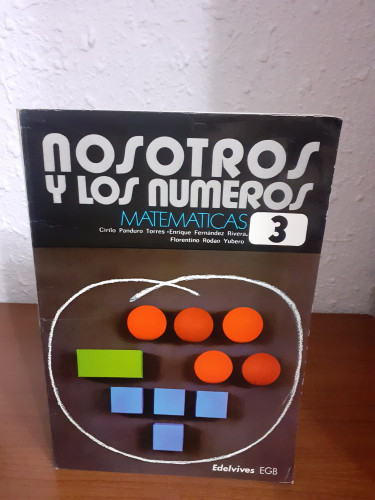 Portada del libro de Nosotros y los números matemáticas 3