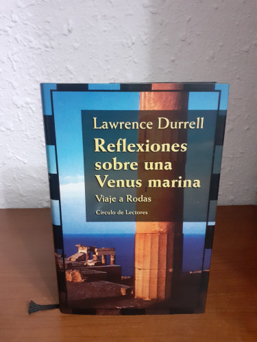 Portada del libro de Reflexiones sobre una Venus marina. Viaje a Rodas