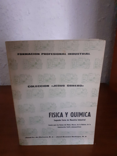 Portada del libro de Física y química segundo curso de maestría industrial formación profesional industrial