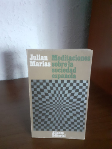 Portada del libro de Meditaciones sobre la sociedad española