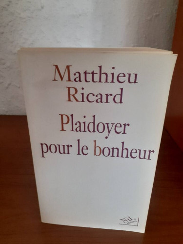 Portada del libro de PLAIDOYER POUR LE BONHEUR