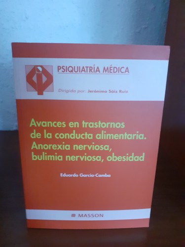 Portada del libro de Avances en Trastornos de la Conducta Alimentaria. Anorexia nerviosa, bulimia nerviosa, obesidad