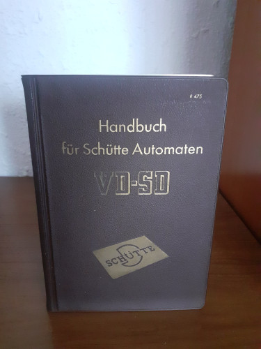 Portada del libro de Handbuch für Schütte AUtomaten VD-SD