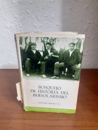 Portada del libro de Bosquejo de historia del bersolarismo