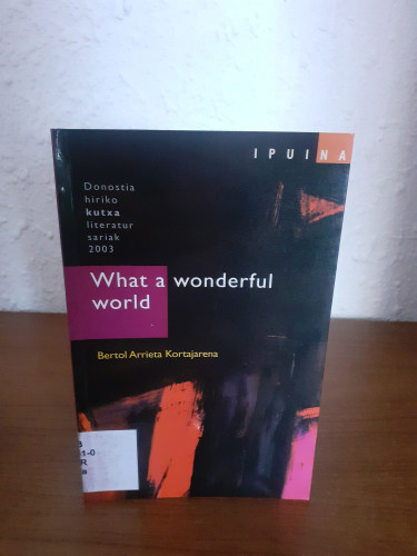 Portada del libro de What A Wonderful World