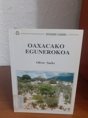 Portada del libro de Oaxacako egunerokoa