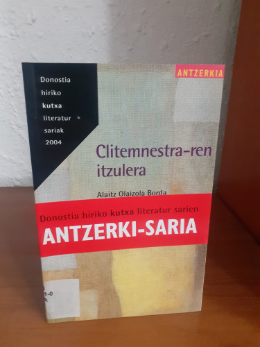 Portada del libro de Clitemnestra-ren itzulera