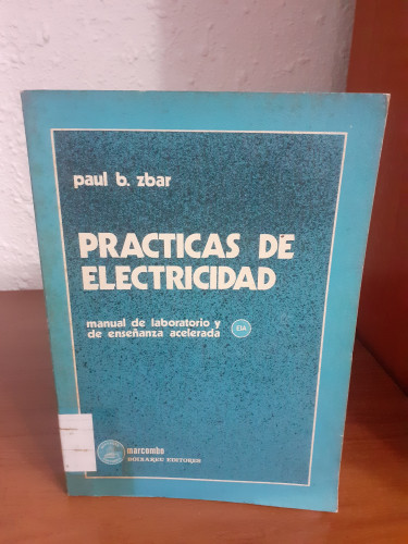 Portada del libro de Prácticas de Electricidad