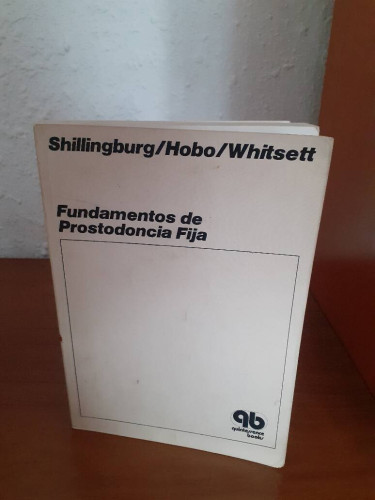 Portada del libro de FUNDAMENTOS DE PROSTODONCIA FIJA