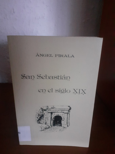 Portada del libro de San Sebastián en el siglo XIX