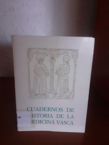 Portada del libro de Cuadernos de historia de medicina vasca 3