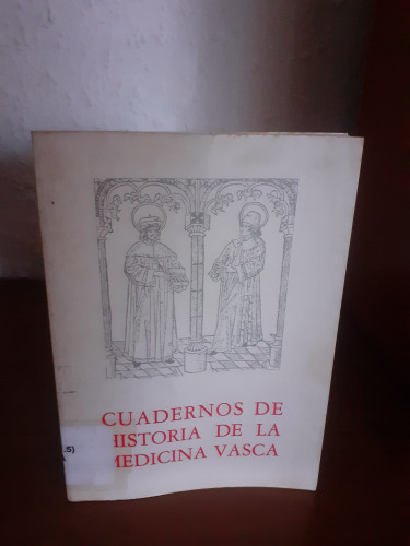 Portada del libro de Cuadernos de historia de medicina vasca 4