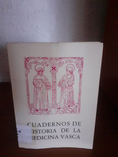 Portada del libro de Cuadernos de historia de la medicina vasca 6