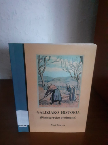 Portada del libro de Galiziako historia: finisterreko oroimena