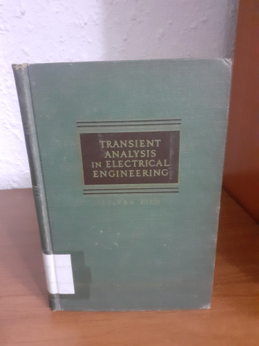 Portada del libro de Transient analysis in electrical engineering