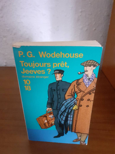 Portada del libro de TOUJOURS PRET JEEVES DOMAINE ETRANGER