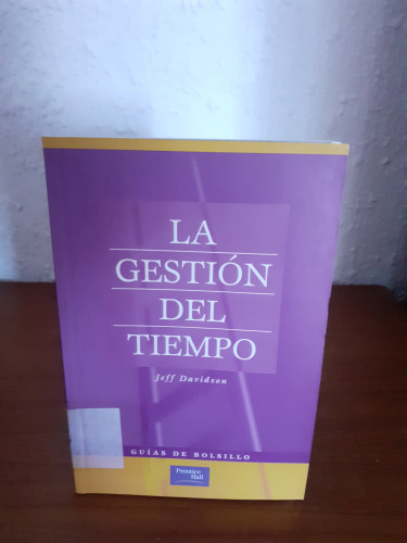 Portada del libro de La Gestion del Tiempo