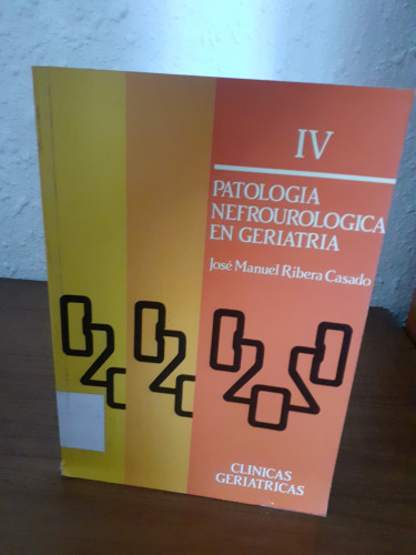 Portada del libro de Patología nefrourológica en geriatría