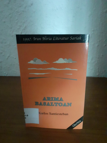 Portada del libro de Arima basaltoan