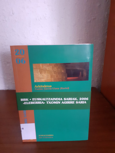 Portada del libro de Arkitektoa