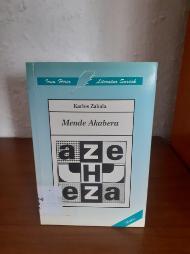 Portada del libro de Mende akabera