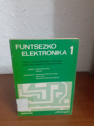 Portada del libro de Funtsezko elektronika 1