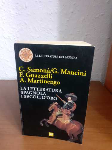 Portada del libro de La letteratura spagnola dei secoli d'oro